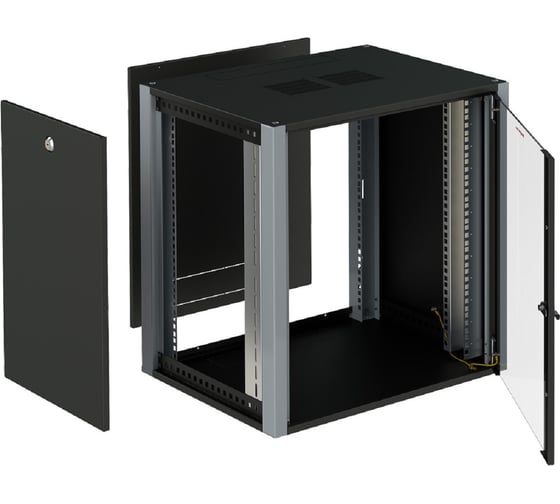 Телекоммуникационный настенный шкаф SYSMATRIX, 6U 600х450х315 дверь стекло WP 6406.910