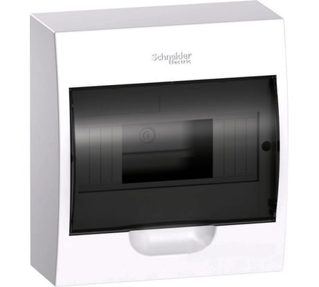 Корпус навесной с прозрачной дверцей Systeme Electric (Schneider Electric) City9 Box 1ряд/8модулей EZ9E108S2SRU