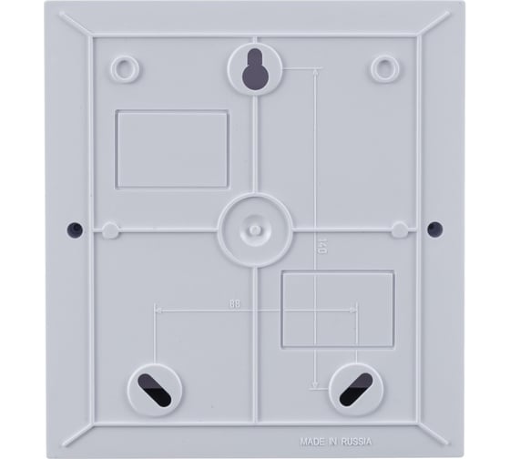 Навесной корпус Systeme Electric City9 Box с прозрачной дверью, 1ряд/8мод EZ9E108S2SRU