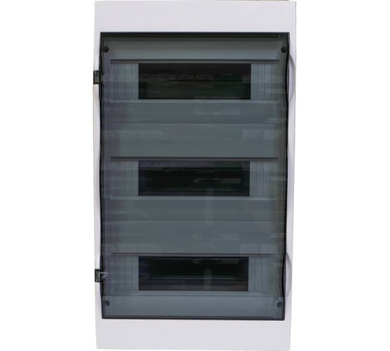 Навесной корпус Systeme Electric ( Schneider Electric) City9 Box с прозрачной дверцей 3ряд/36мод (ранее MIP12312S) EZ9E312S2SRU