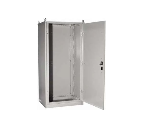 Металлический корпус IEK, КСРМ 2 ХХ.8.4, 800x400мм, крыша, цоколь, стяжки, замки, петли YKM30-M2-84-36