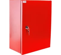 Щит с монтажной панелью ЭРА SIMPLE КРАСНЫЙ ЩМПг-04 IP54, 400х300х175, Б0047702