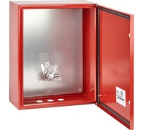 Щит с монтажной панелью ЭРА SIMPLE КРАСНЫЙ ЩМПг-06 IP54, 500х400х175, Б0047704