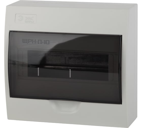 Навесной бокс ЭРА SIMPLE ЩРН-П-10, без шин и монтажного комплекта, 20/160 Б0047722 1