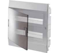 Бокс в нишу ABB Mistral41 36М, прозрачная дверь, 2 ряда, c клеммами 1SLM004101A2206