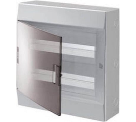 Настенный бокс ABB Mistral41, 36М, прозрачная дверь, с клеммами, 2 ряда 1SPE007717F9997