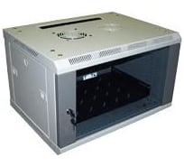 Настенный шкаф серии Pro, 15U 600x450, стеклянная дверь TWT-CBWPG-15U-6x4-GY