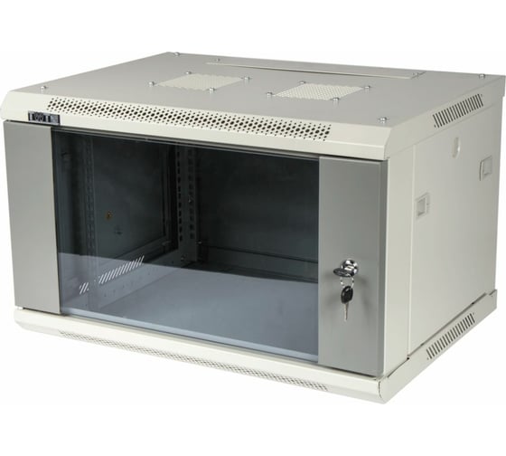 Настенный шкаф Pro 27U 600x800 стеклянная дверь, 2 ЧАСТИ TWT-CBWPG-27U-6x8-GY
