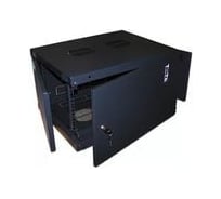 Настенный шкаф Next, 18U 550x600, металлическая дверь, черный, 1 ЧАСТЬ TWT-CBWNM-18U-6x6-BK