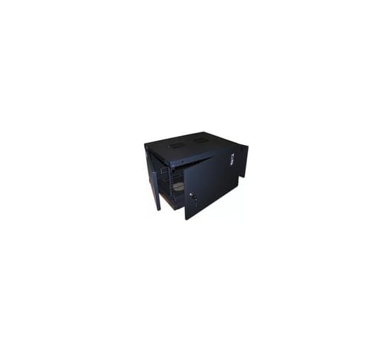Настенный шкаф Next, 18U 550x450, металлическая дверь, черный, 1 ЧАСТЬ TWT-CBWNM-18U-6x4-BK