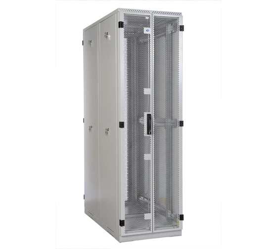 Напольный серверный шкаф ЦМО, 42U, 800x1200, В=2020мм, 2 двери, перфорация ШТК-С-42.8.12-44АА