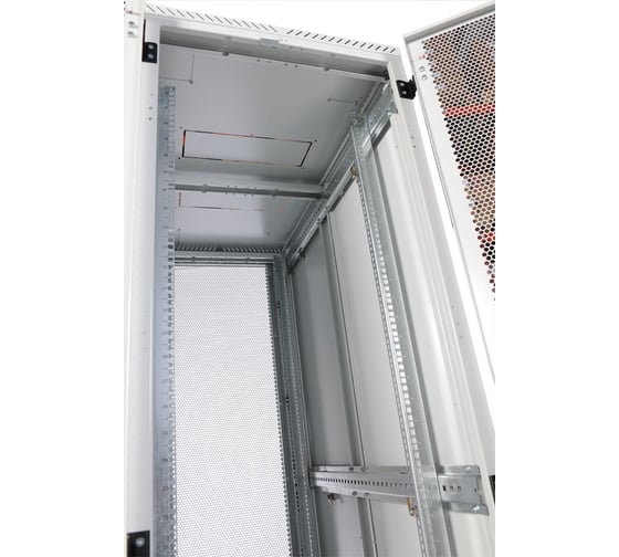 Напольный серверный шкаф ЦМО, 42U, 800x1200, В=2020мм, 2 двери, перфорация ШТК-С-42.8.12-44АА