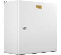 Электротехнический настенный шкаф ELBOX сплошная металлическая дверь, серый EMW-600.600.250-1-IP66