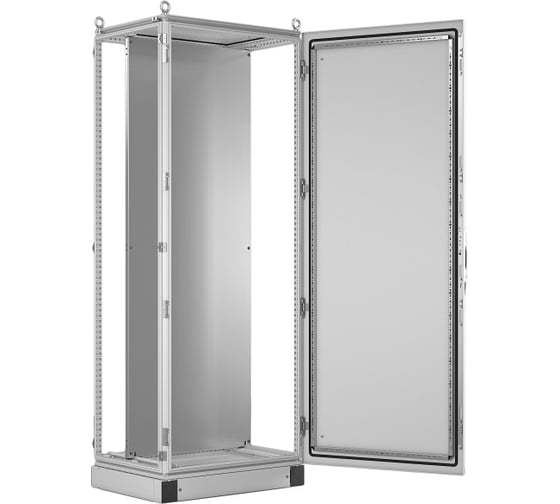 Корпус электротехнического шкафа ELBOX металлическая дверь, серый EMS-1600.600.400-1-IP65