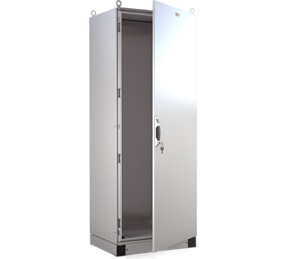 Корпус электротехнического шкафа ELBOX металлическая дверь, серый EMS-1800.800.600-1-IP65