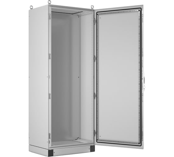 Корпус электротехнического шкафа ELBOX металлическая дверь, серый EMS-1800.800.600-1-IP65