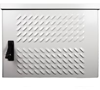 Уличный всепогодный укомплектованный настенный шкаф ЦМО IP54, 15U, серый ШТВ-Н-15.6.3-4ААА-Т1