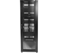 Серверный напольный шкаф ЦМО, перфорированная дверь, боковая панель сплошная ШТК-СП-42.8.12-44АА-9005