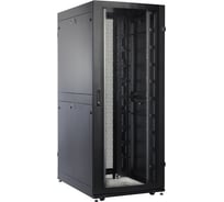 Шкаф напольный ЦМО 19", 48U ШТК-СП-48.8.10-48АА-9005 серверный ПРОФ (800x1000) дверь перфор., задние двойные перфор., черный, в сборе, 00-00655860