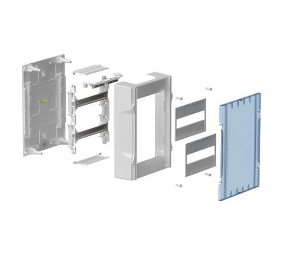 Корпус пластиковый IEK KREPTA 5 ЩРН-П-24 белая дверь IP40 KR5-KP13-N-24-41