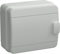 Корпус IEK TEKFOR КМПн-8 IP65, серый, непрозрачная дверь, пластиковый TF5-KP73-N-08-65-K03-K03