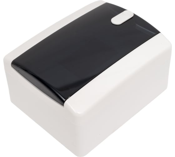Корпус IEK UNION Compact ЩРН-П-6 IP41, черная прозрачная дверь, пластиковый  UIC-KP12-N-06-41-K01