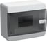 Корпус IEK UNION Compact ЩРН-П-8 IP41, черная прозрачная дверь, пластиковый  UIC-KP12-N-08-41-K01 1
