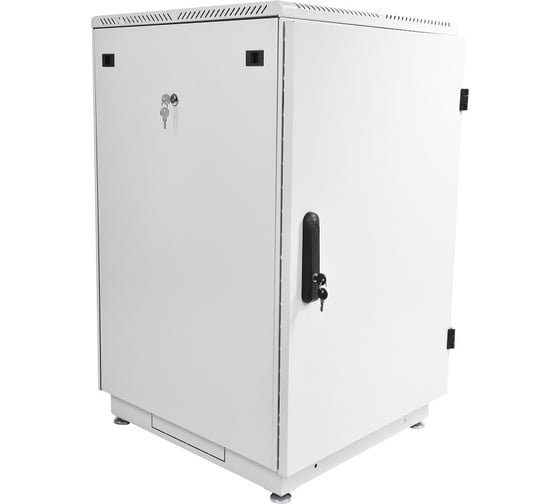 Напольный телекоммуникационный шкаф ЦМО 27U 1360х600х800, металлический, серый ШТК-М-27.6.8-3ААА 1