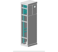 Корпус MULTICOLOR ВРУ-3 630x2000x450 ШхВхГ IP31 RAL 7035 MLT.VRU3.31.63.20.45