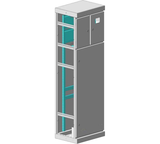 Корпус MULTICOLOR ВРУ-3 (600x2000x450) (ШхВхГ) IP31 RAL 7035 MLT.VRU3.31.60.20.45