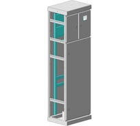 Корпус MULTICOLOR ВРУ-3 (600x1800x450) (ШхВхГ) IP31 RAL 7035 MLT.VRU3.31.60.18.45