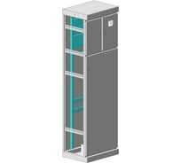 Корпус MULTICOLOR ВРУ-3 (600x2000x600) (ШхВхГ) IP31 RAL 7035 MLT.VRU3.31.60.20.60