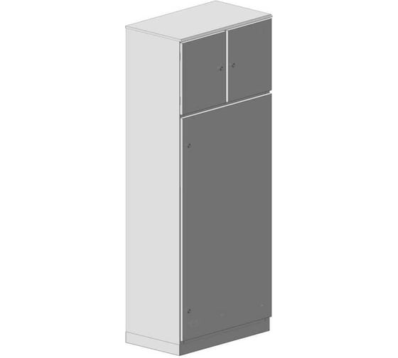 Корпус MULTICOLOR ВРУ-3 IP-54 (800x1800x450) (ШхВхГ) RAL 7035 MLT.VRU3.54.80.18.45