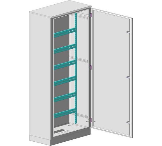 Корпус MULTICOLOR ШРС IP-54 (700x1600x350) (ШхВхГ) RAL 7035 MLT.SHR.54.70.16.35