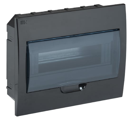 Корпус IEK KREPTA 3 ЩРВ-П-12 IP41, черный, пластиковый MKP12-V-12-41-K02 1
