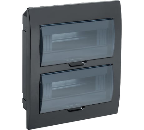 Корпус IEK KREPTA 3 ЩРВ-П-24 IP41 черный, пластиковый MKP12-V-24-41-K02