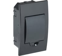 Корпус IEK KREPTA 3 ЩРВ-П-4 IP41, черный, пластиковый MKP12-V-04-41-K02