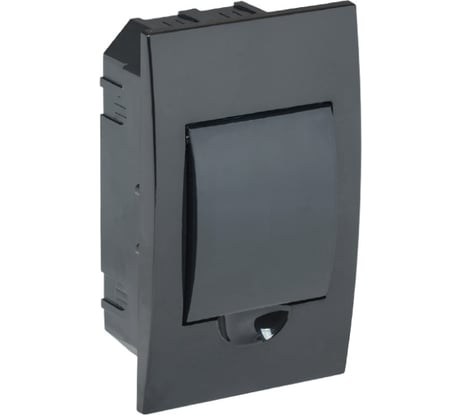 Корпус IEK KREPTA 3 ЩРВ-П-4 IP41, черный, пластиковый MKP12-V-04-41-K02