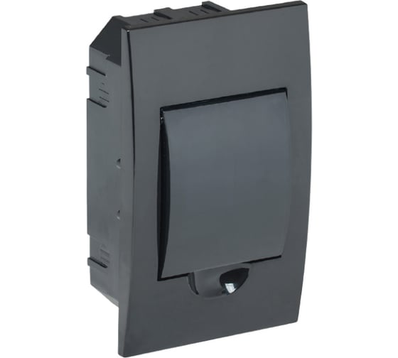 Корпус IEK KREPTA 3 ЩРВ-П-4 IP41, черный, пластиковый MKP12-V-04-41-K02