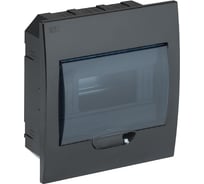 Корпус IEK KREPTA 3 ЩРВ-П-8 IP41 черный, пластиковый MKP12-V-08-41-K02