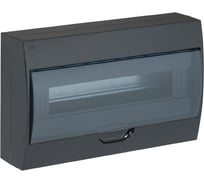 Корпус IEK KREPTA 3 ЩРН-П-18, IP41, черный, пластиковый MKP12-N-18-41-K02