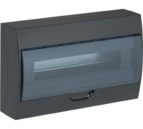 Корпус IEK KREPTA 3 ЩРН-П-18, IP41, черный, пластиковый MKP12-N-18-41-K02
