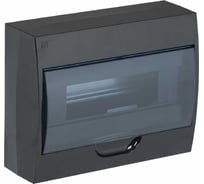 Корпус IEK KREPTA 3 ЩРН-П-12 IP41, черный, пластиковый MKP12-N-12-41-K02
