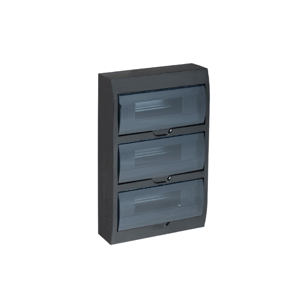 Корпус IEK KREPTA 3 ЩРН-П-36 IP41, черный, пластиковый MKP12-N-36-41 ...