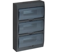 Корпус IEK KREPTA 3 ЩРН-П-36 IP41, черный, пластиковый MKP12-N-36-41-K02
