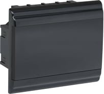 Модульный корпус IEK пластиковый, встраиваемый, ЩРВ-П-9 PRIME черный IP41 MKP13-V-01-09-41-K02