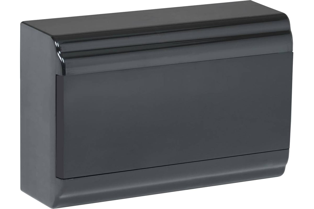 Модульный корпус IEK пластиковый, навесной, ЩРН-П-12 PRIME черный IP41 ...