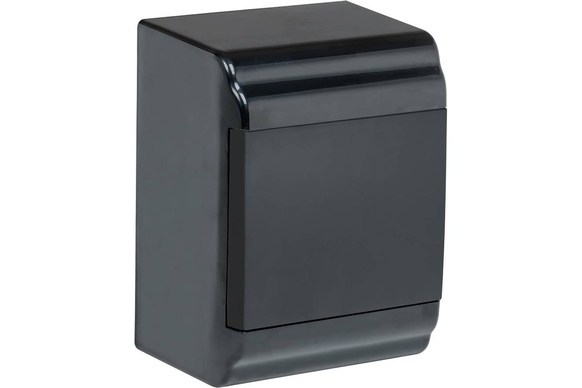 Модульный корпус IEK пластиковый, навесной, ЩРН-П-4 PRIME черный IP41 ...