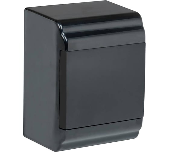 Модульный корпус IEK пластиковый, навесной, ЩРН-П-4 PRIME черный IP41 MKP13-N-01-04-41-K02