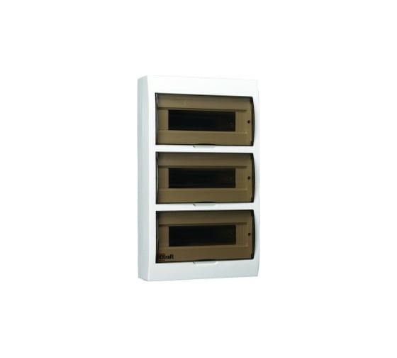 Модульный встраиваемый корпус Dekraft, пластиковый ЩРВ-П-36 50х34х10 IP41 31007DEK